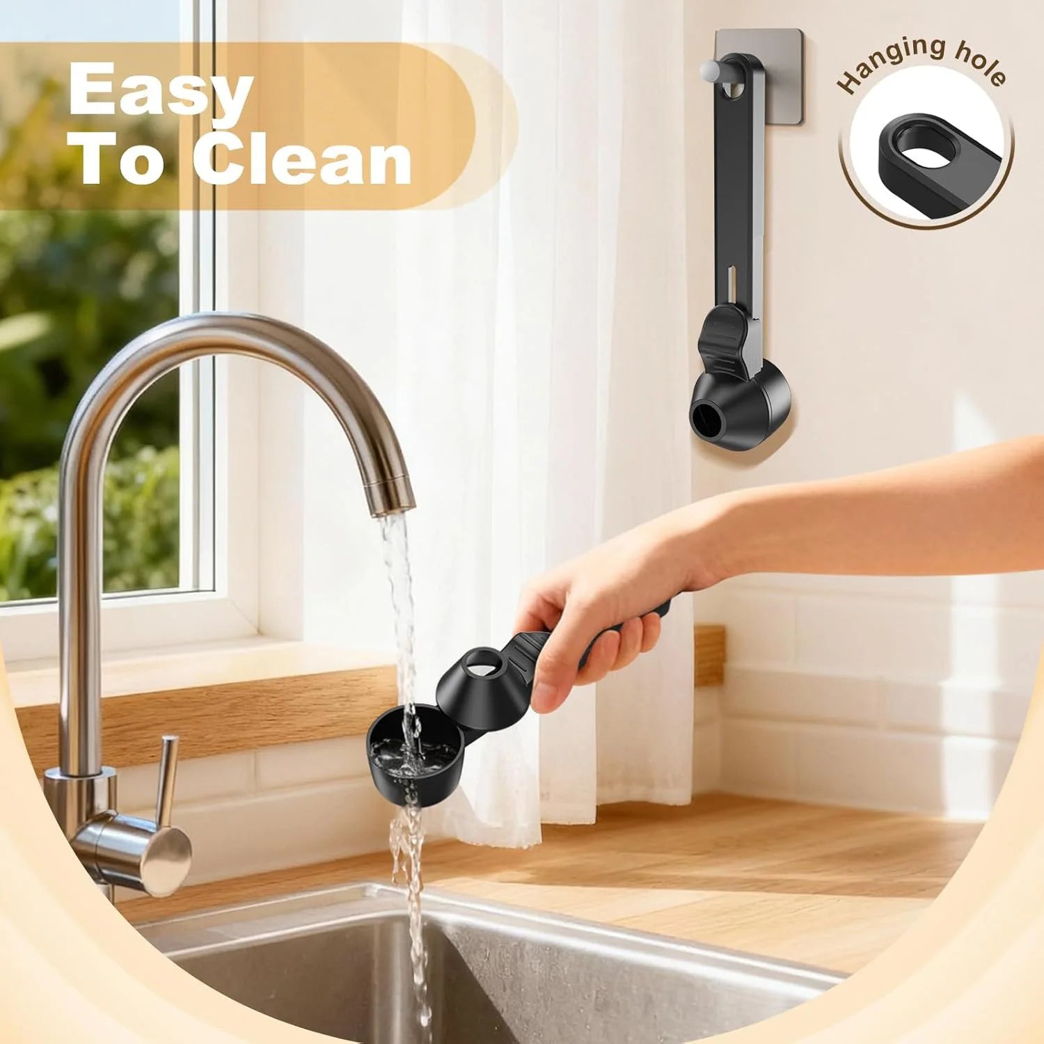 SmartFill™ Multi-Purpose Measuring Scoop & Funnel – Easy Filling Tool for Coffee, Protein Powder, Tea & More