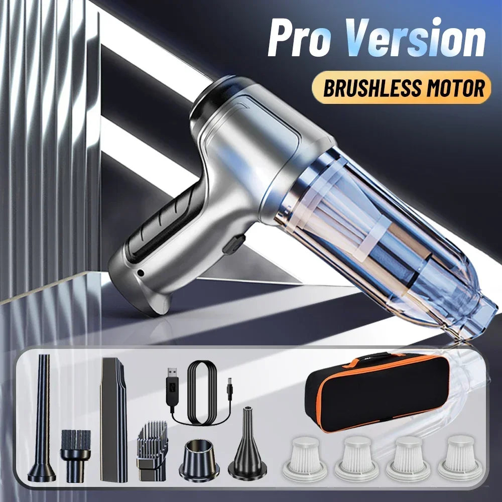 TruvoVac™ 6-in-1 Cordless Car Vacuum & Air Duster | Truvomart