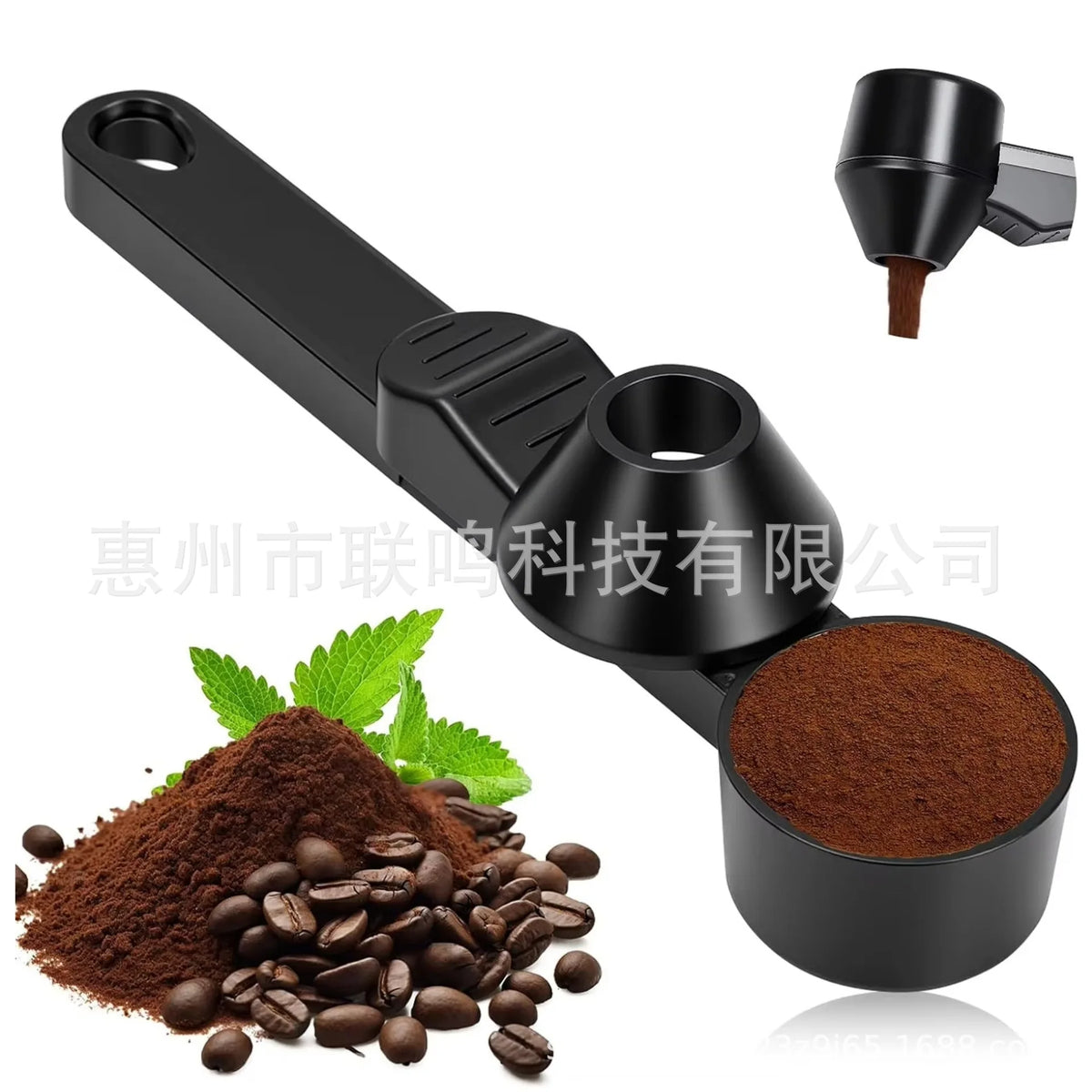 SmartFill™ Multi-Purpose Measuring Scoop & Funnel – Easy Filling Tool for Coffee, Protein Powder, Tea & More